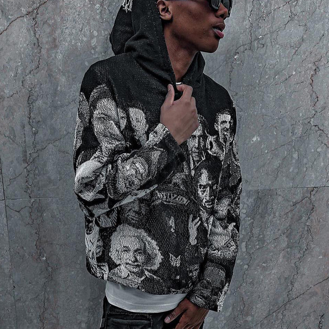 Celebrity Avatar Street Tapestry Hoodie