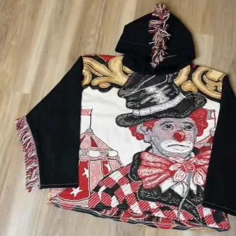 Vintage Joker Tapestry Hoodie