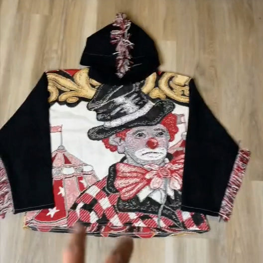 Vintage Joker Tapestry Hoodie