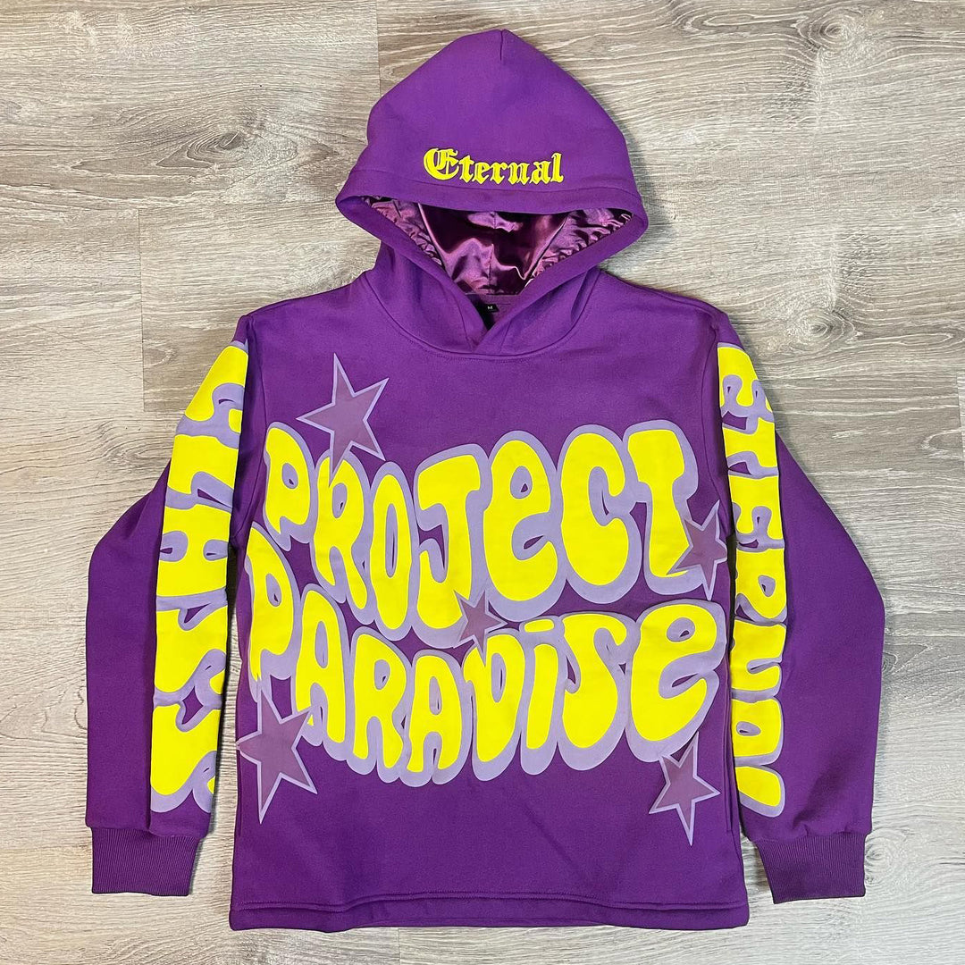 Project Paradise Print Long Sleeve Hoodies