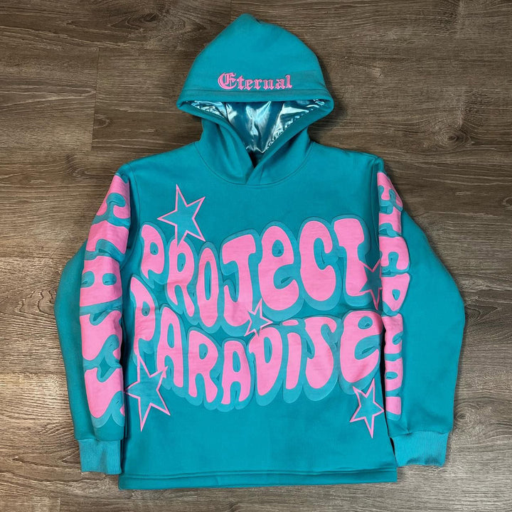 Project Paradise Print Long Sleeve Hoodies