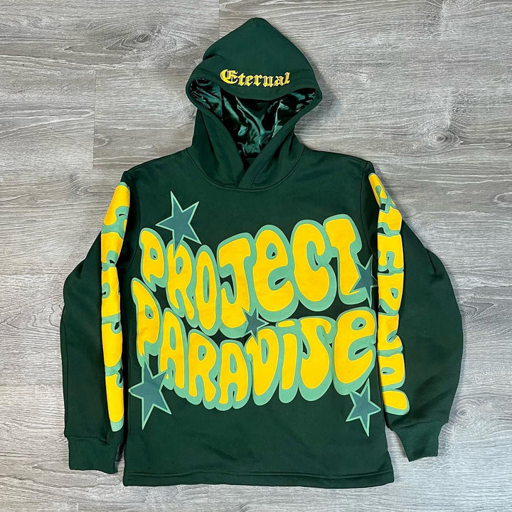 Project Paradise Print Long Sleeve Hoodies