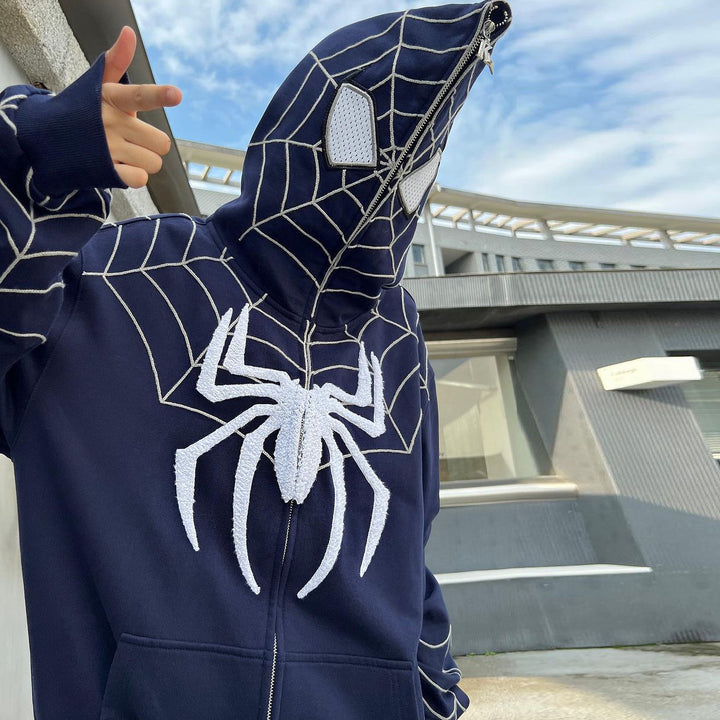 Spider-Man retro trendy full zip hoodie