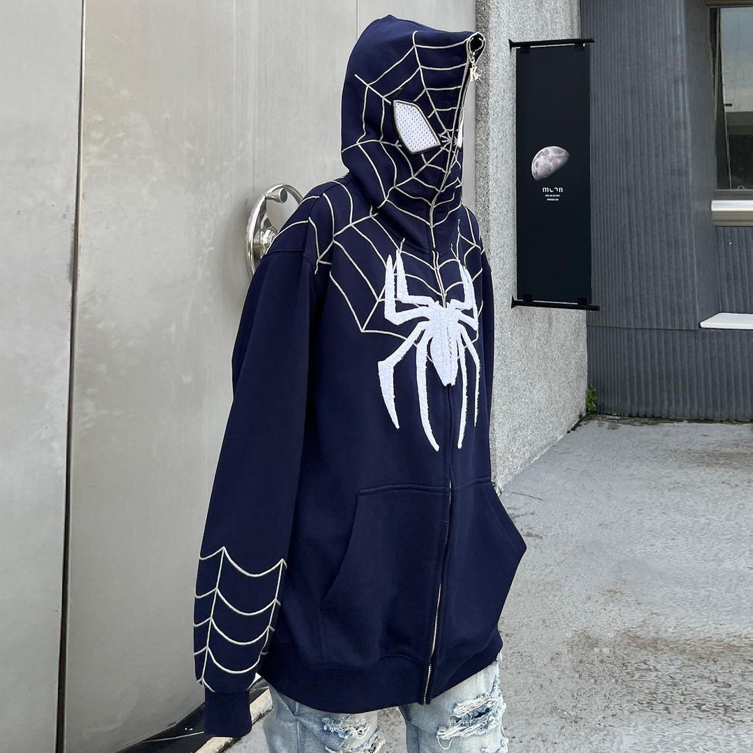 Spider-Man retro trendy full zip hoodie