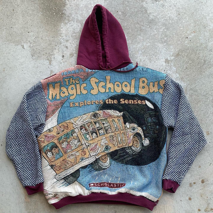 Fashion Magic School Bus Print Long Sleeve Hoodies