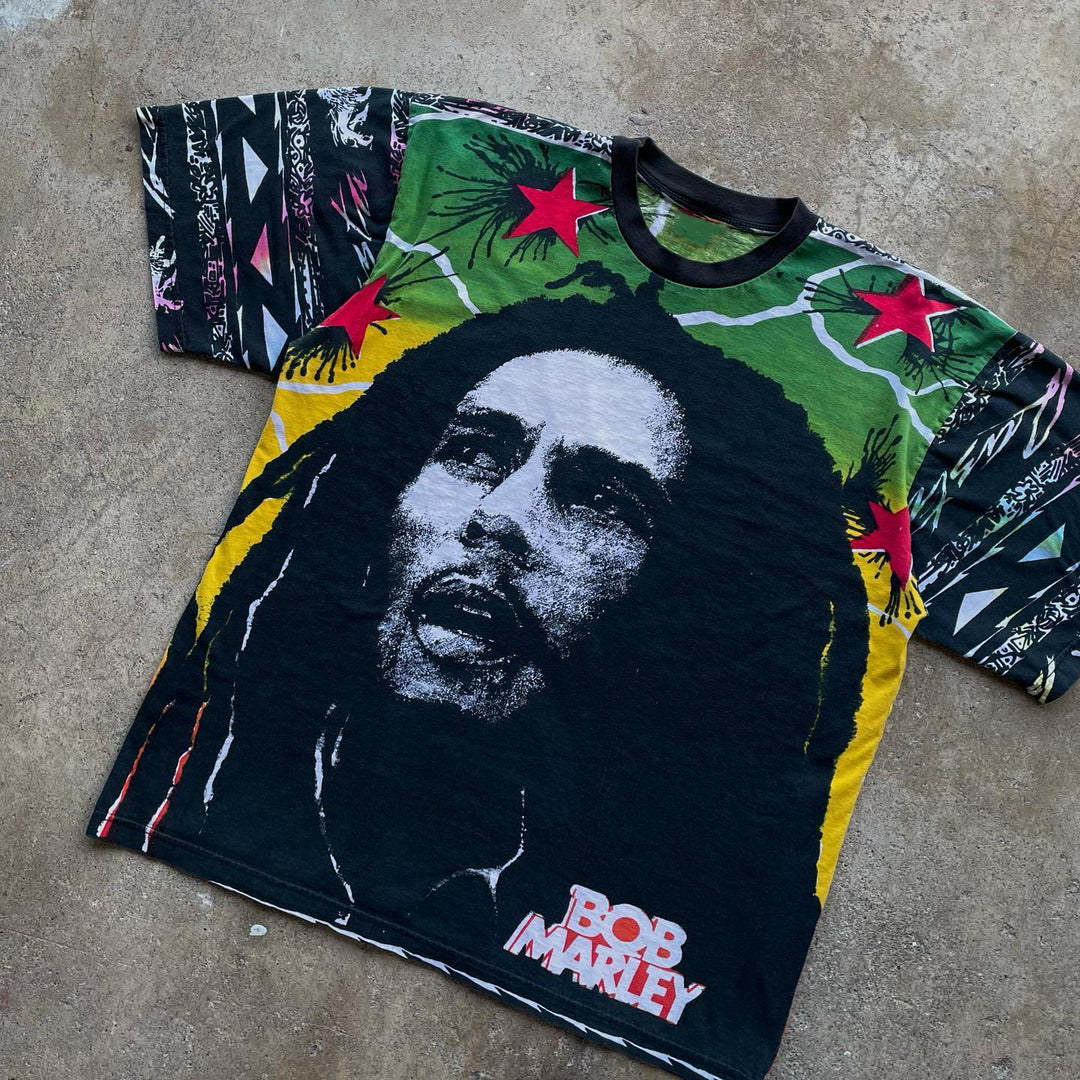 Marley rock print cotton T-shirt