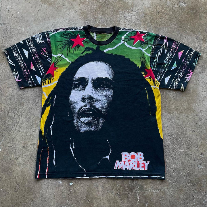 Marley rock print cotton T-shirt