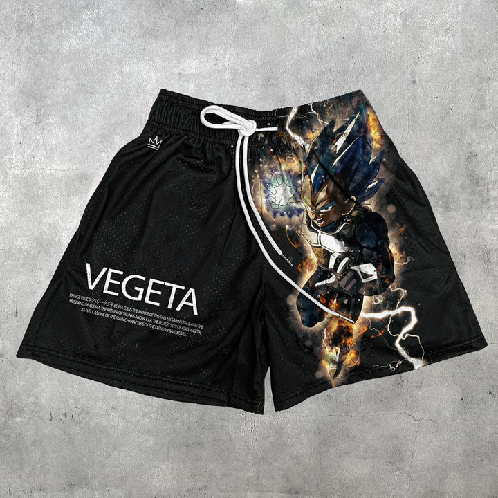 Anime Dragon Ball Casual Mesh Shorts