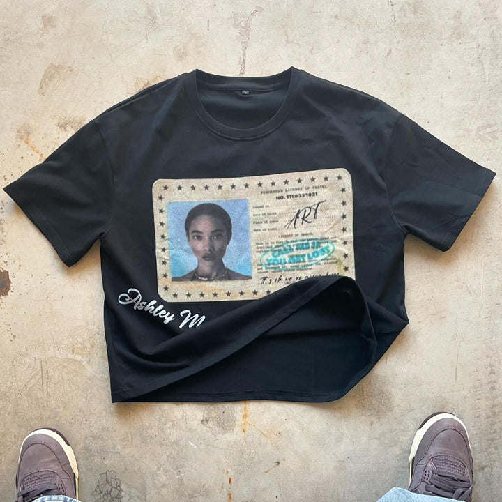 Personalized ID printed T-shirt