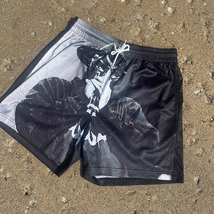 Casual Street Rap Mesh Shorts