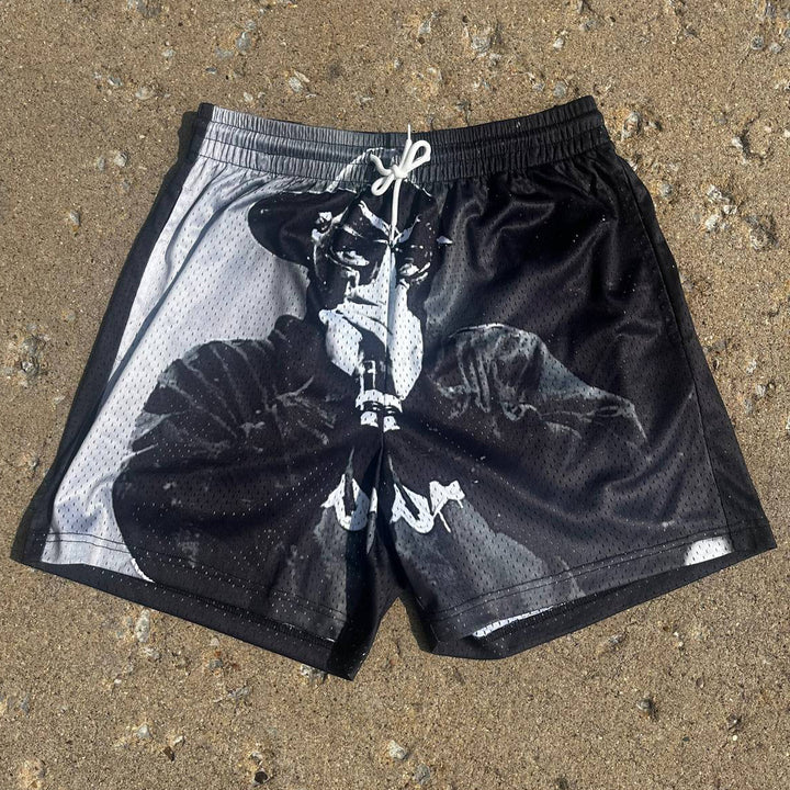 Casual Street Rap Mesh Shorts