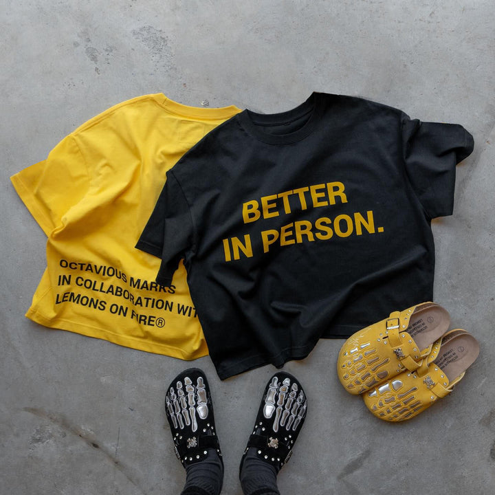 Better In Person Print Short Sleeve T-shirt