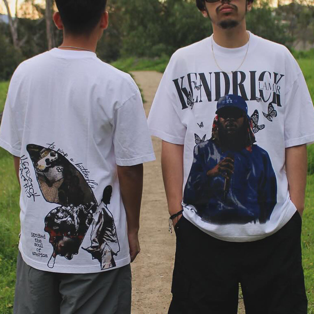 Rap Kendrick printed T-shirt