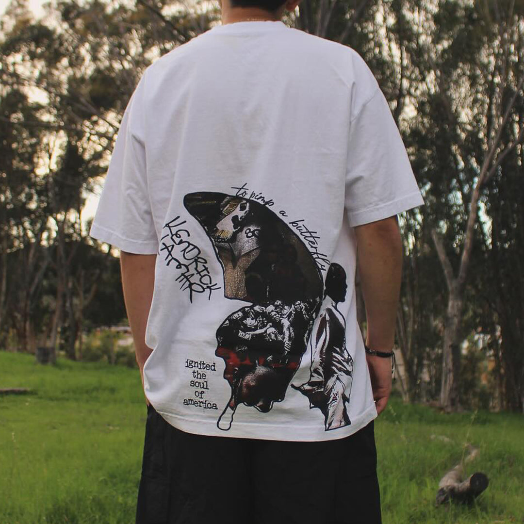 Rap Kendrick printed T-shirt