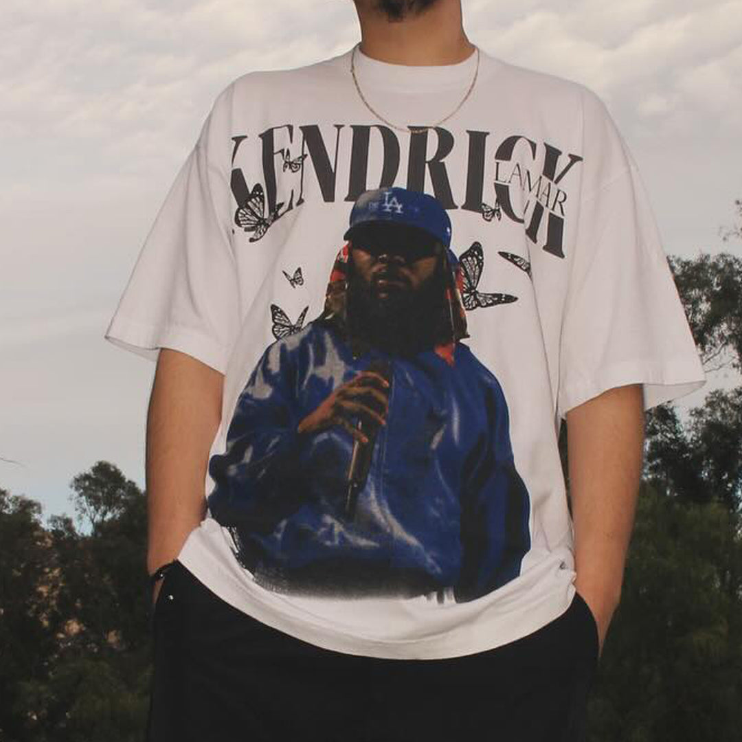 Rap Kendrick printed T-shirt