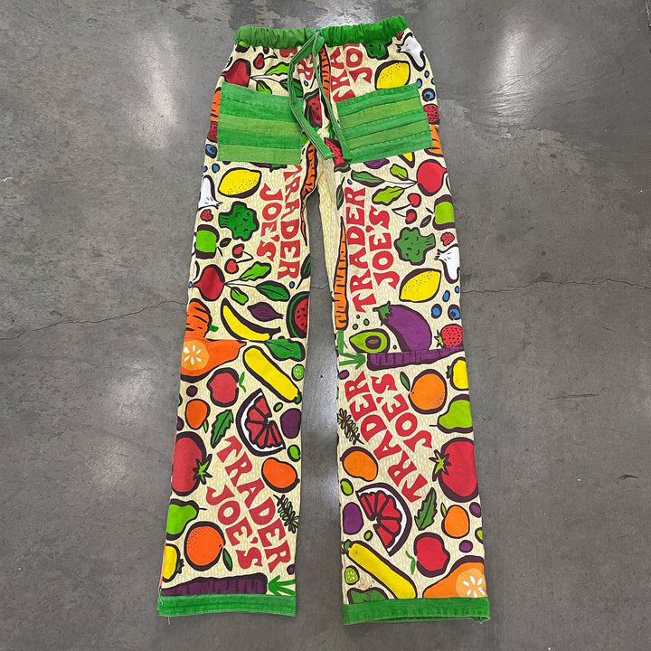 Personalized retro printed trousers