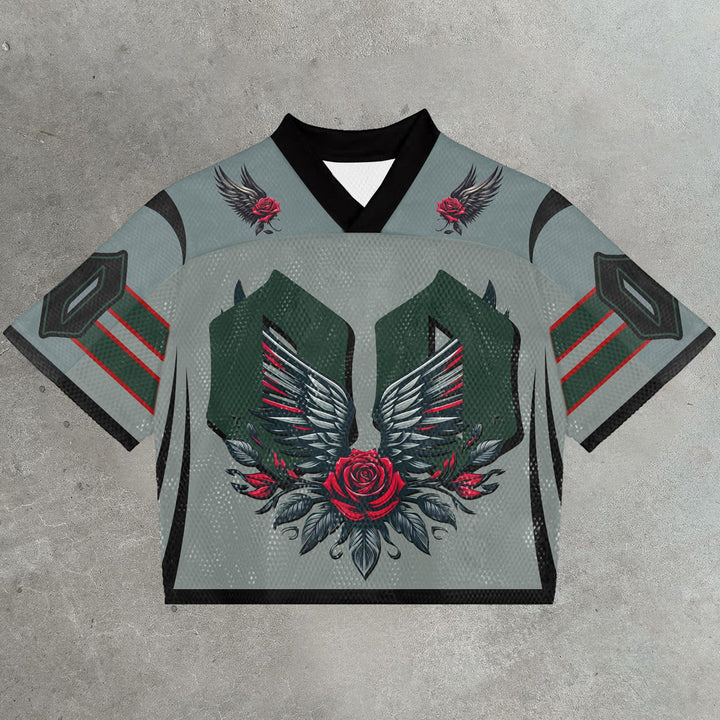 Angel Rose Casual Street Mesh Jersey