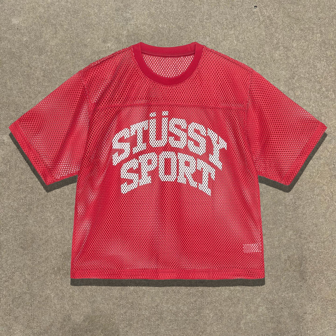 Casual Street Retro Mesh Jersey