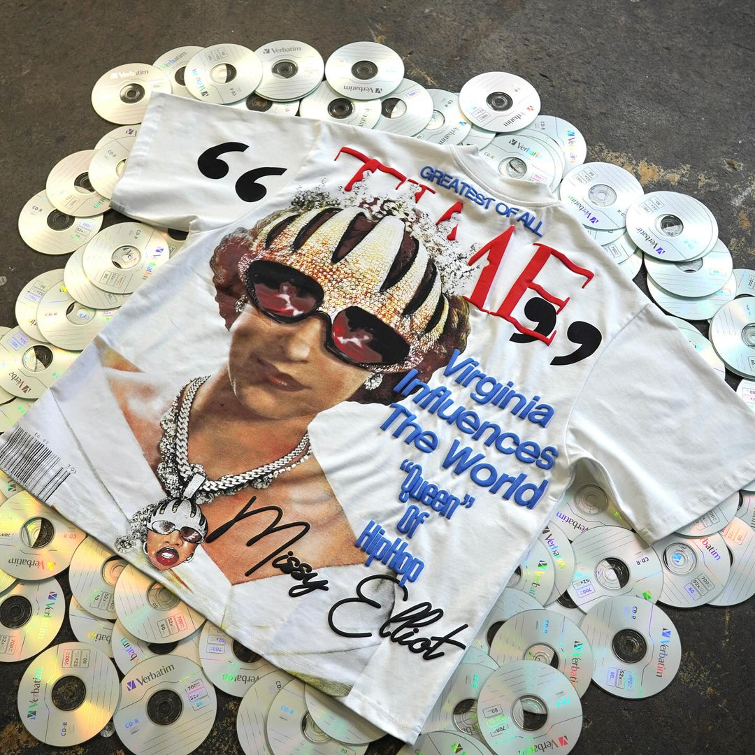 The World “Queen” Of Hip Hop Print T-shirt