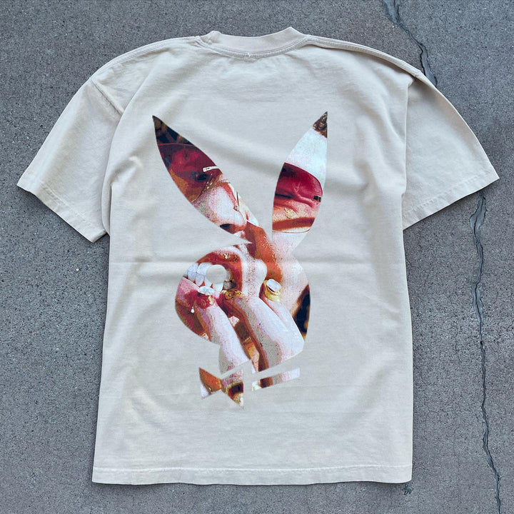 Rap Bad Bunny print T-shirt