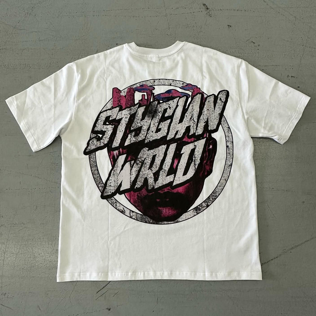 Stygian Wrld Print Short Sleeve T-shirt