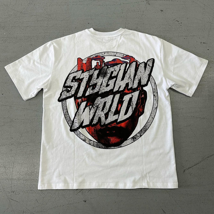 Stygian Wrld Print Short Sleeve T-shirt