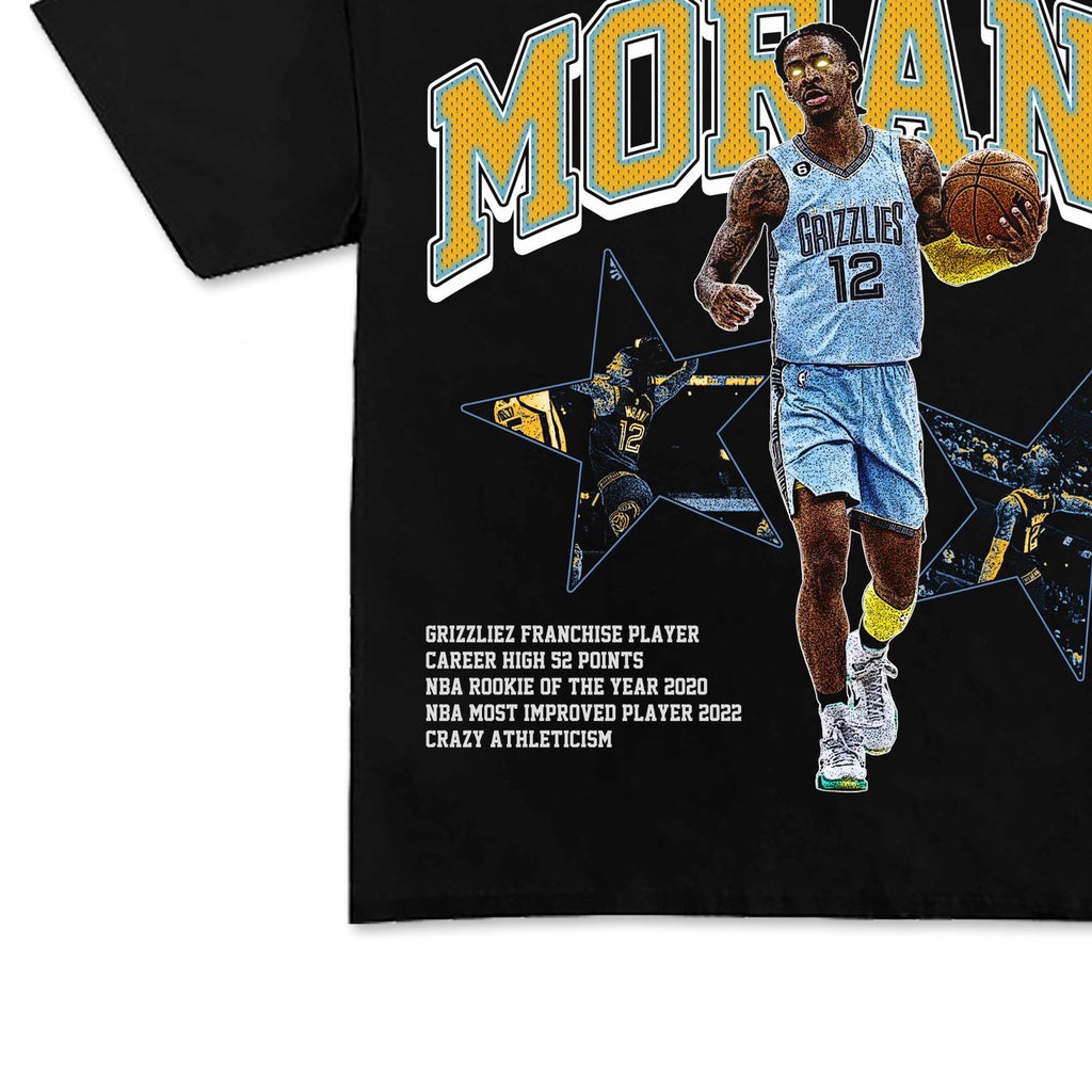 Casual Street Basketball Morant T-shirt