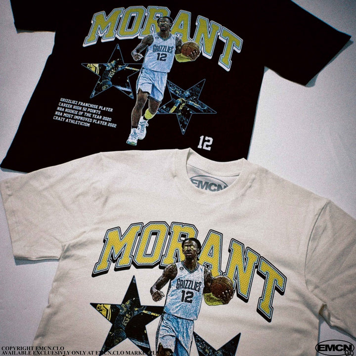 Casual Street Basketball Morant T-shirt