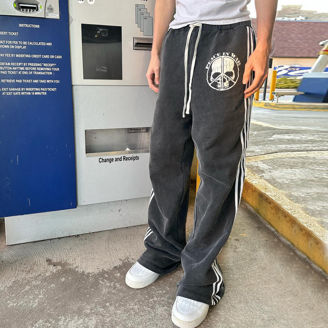 Retro Street Style Skull Trousers