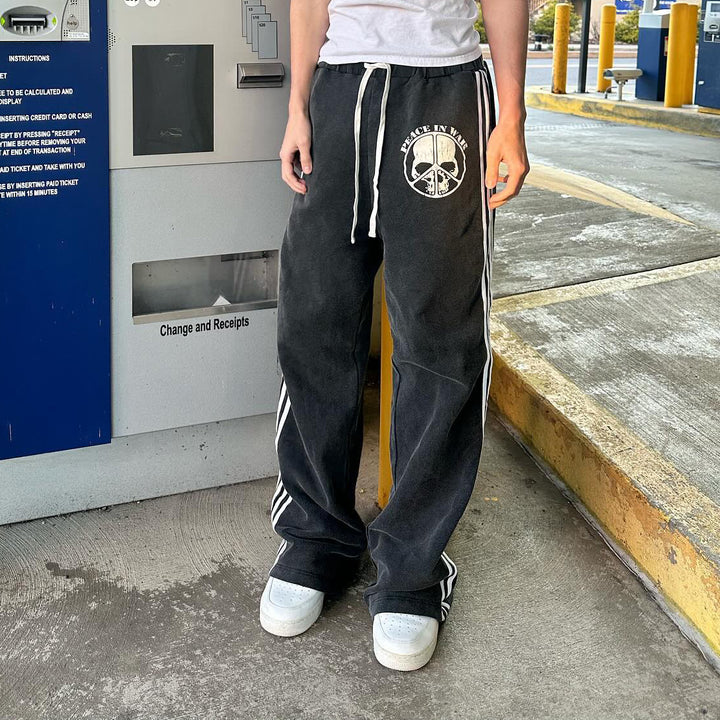 Retro Street Style Skull Trousers