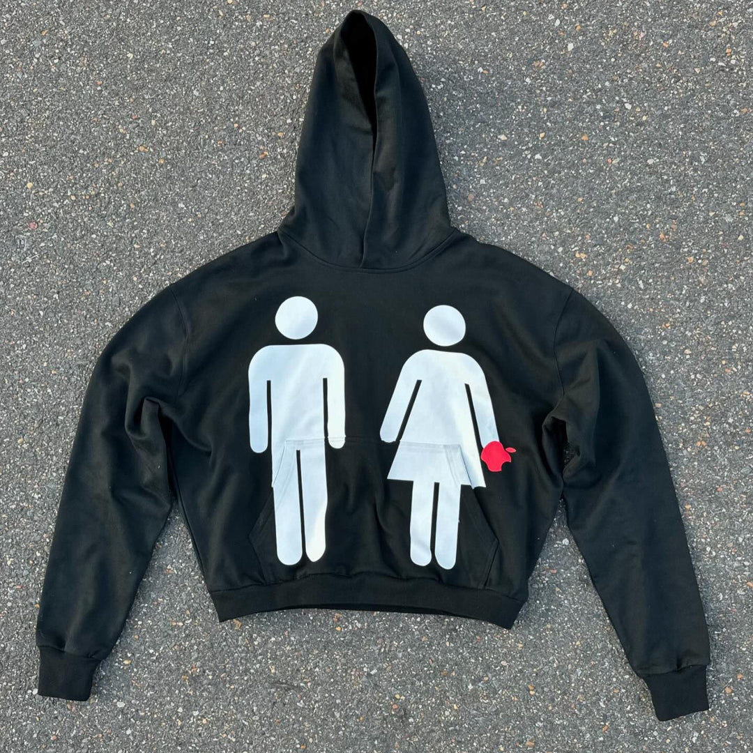 Casual Adam and Eve Hoodie