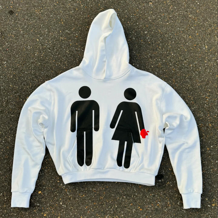 Casual Adam and Eve Hoodie