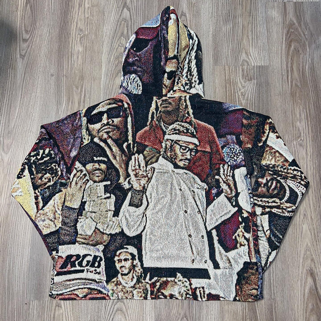 Casual Street Tapestry Hoodie