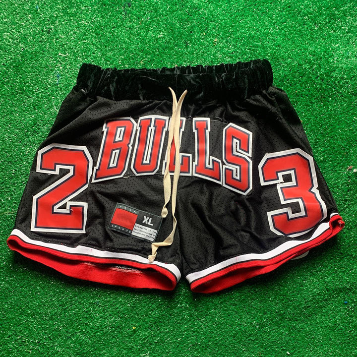 Patchwork Mesh Basketball Shorts