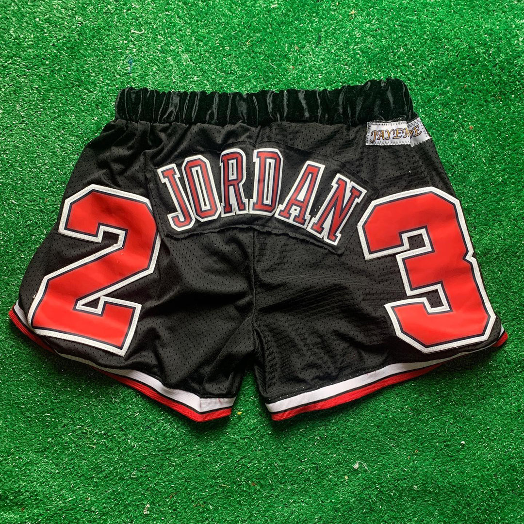 Patchwork Mesh Basketball Shorts