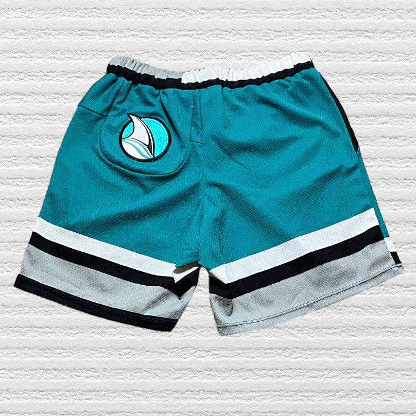 Sharks Hockey Patch Shorts