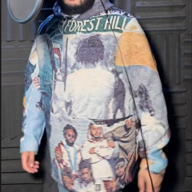 Casual Street Tapestry Hoodie