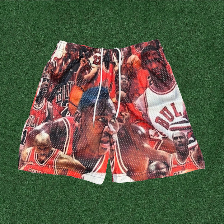 Personalized Basketball No.23 Print Mesh Shorts