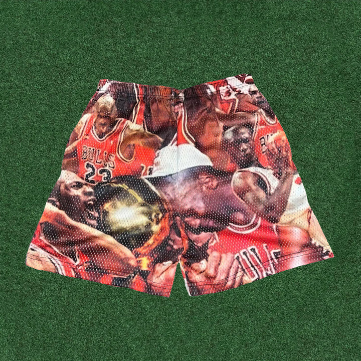 Personalized Basketball No.23 Print Mesh Shorts