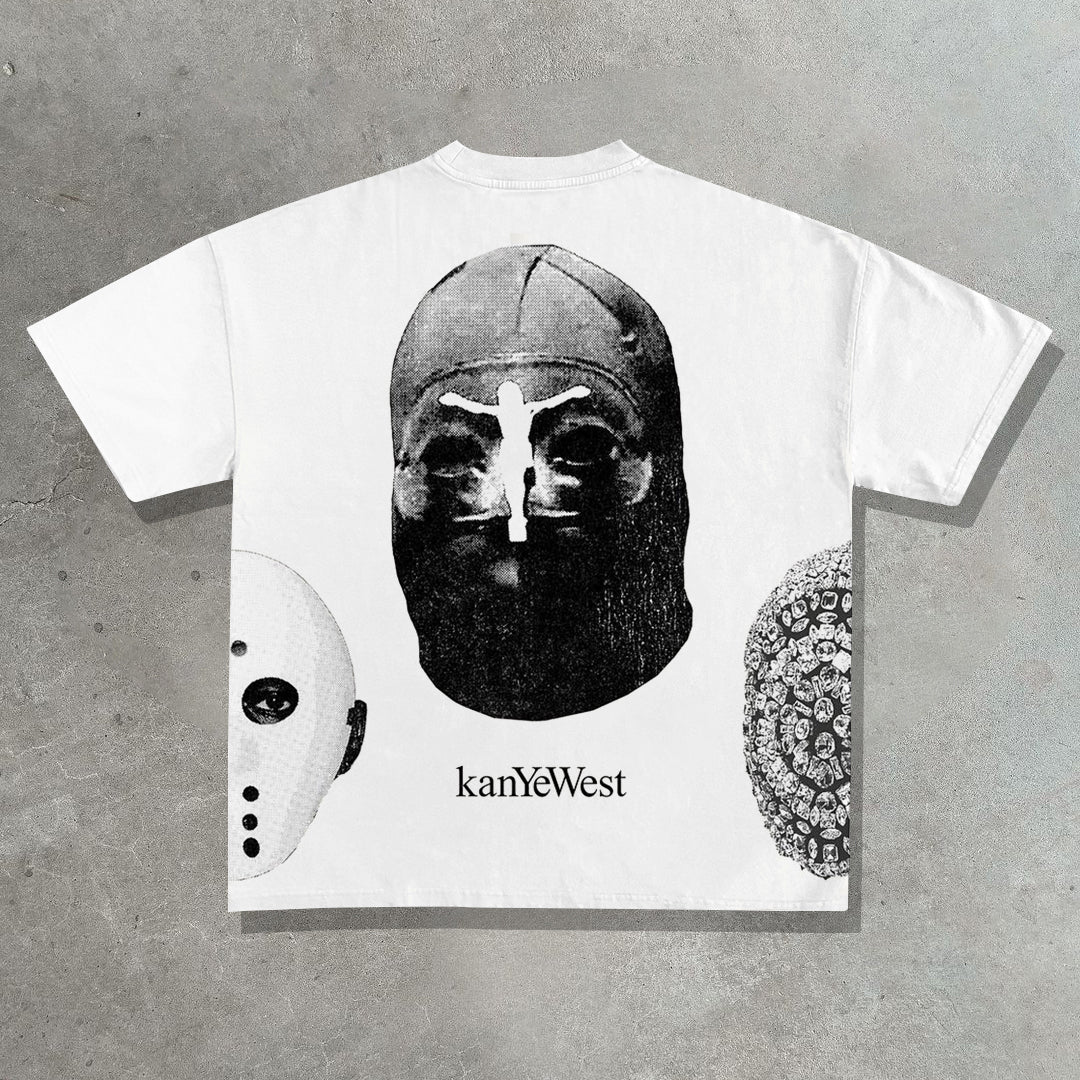 Masked printed T-shirt