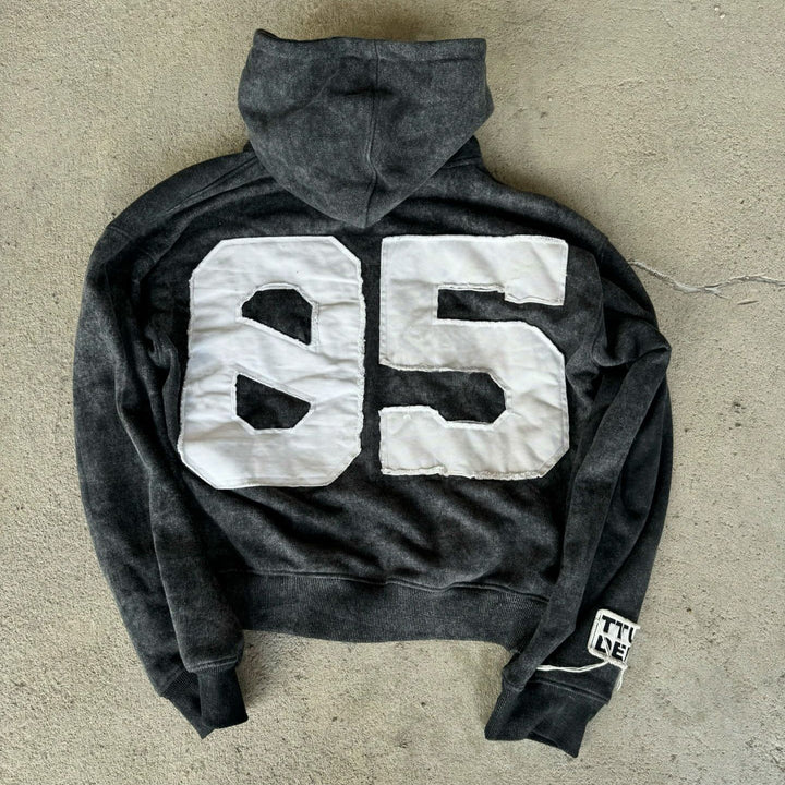 05 Casual Street Retro Zipper Hoodie