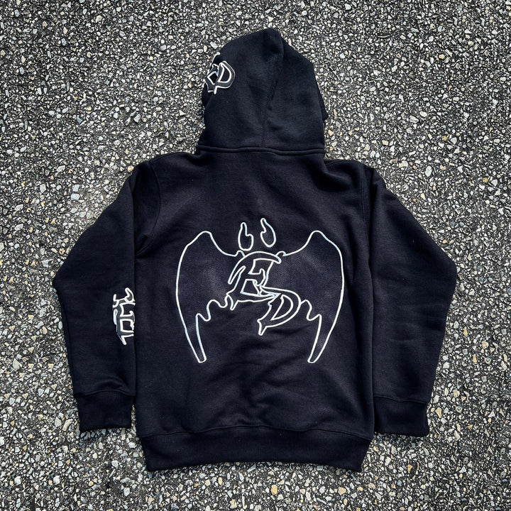 Devil Casual Street Zip Hoodie