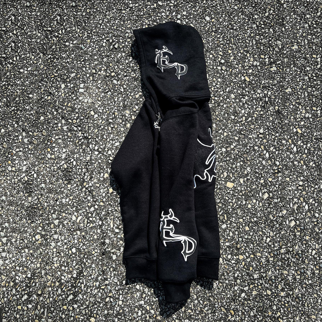 Devil Casual Street Zip Hoodie