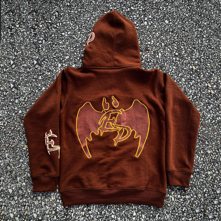 Devil Casual Street Zip Hoodie