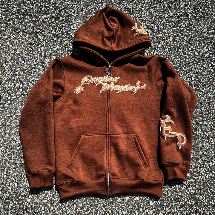 Devil Casual Street Zip Hoodie