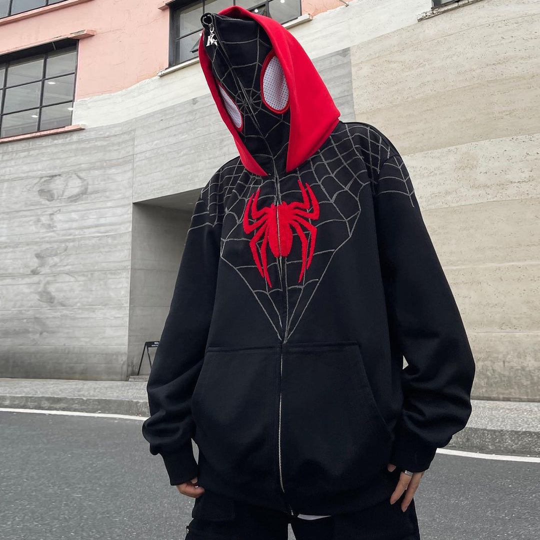 Spider-Man Retro Contrast Full-Zip Hoodie