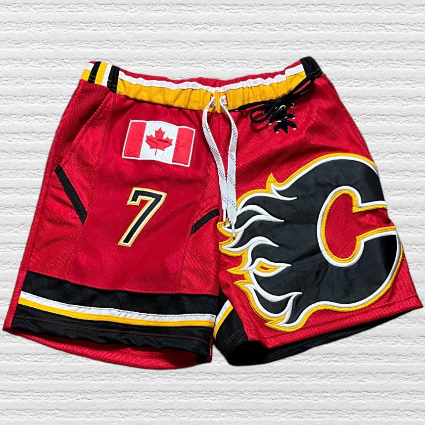 Canada Patchwork Mesh Shorts