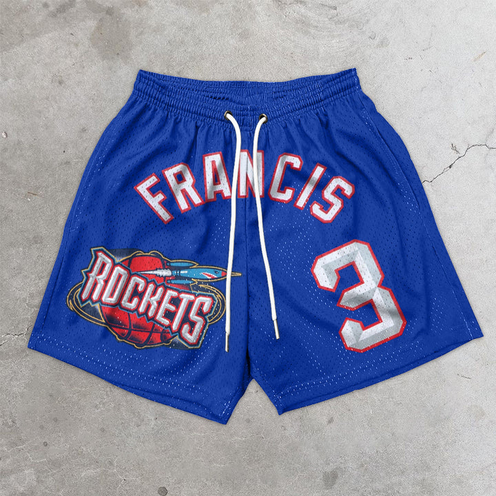 Retro trendy street basketball shorts