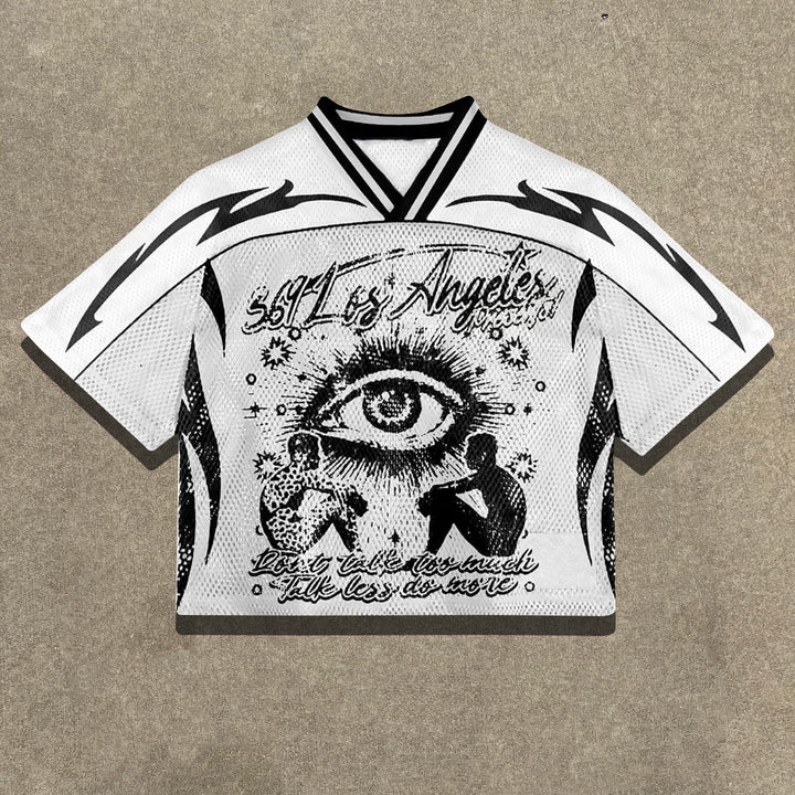 Eye of Truth Casual Street Mesh Jersey