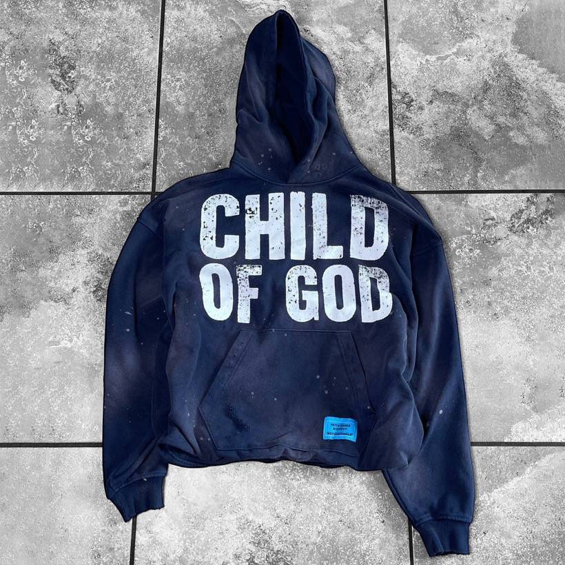 Child Of God Fashion Print Long Sleeve Hoodies